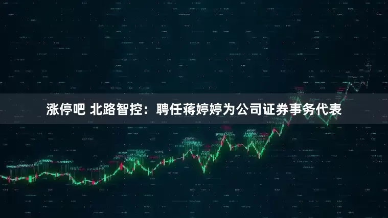 涨停吧 北路智控：聘任蒋婷婷为公司证券事务代表
