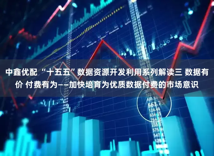中鑫优配 “十五五”数据资源开发利用系列解读三 数据有价 付费有为——加快培育为优质数据付费的市场意识
